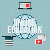 Online education concept N17