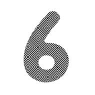 Square pattern number six