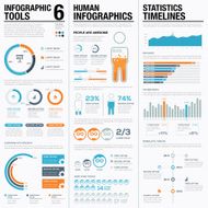 Creative infographic vector tools 6 for data visualization