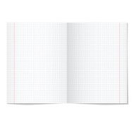 Sells notebook paper on white background