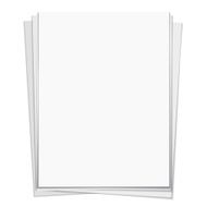 White notebook paper isolated on white background N2