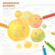 watercolor style education infographic N2