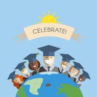 People of the World Graduation and Education Concept N2