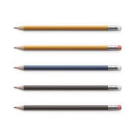 Vector Set of Multicolored Pencils with Erasers Isolated N2