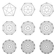 Set of geometric shapes Vector N3