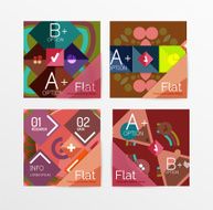 Set of abstract geometric shapes with options N36