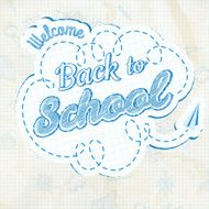 Back to School Calligraphic Design EPS 10 N2