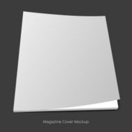 blank brochure or magazine mockup