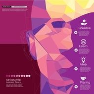 infographic - abstract Design Minimal style template business banners education template N71