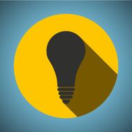 Vector modern light bulb background N14