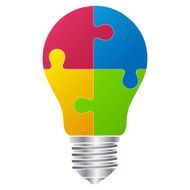 Idea bulb vector