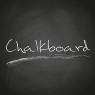 retro black chalkboard background with text eps10