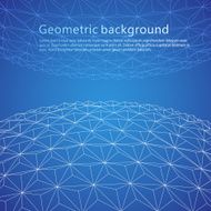 Geometrical sphere Vector illustration