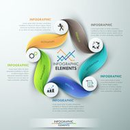 Modern infographics options banner N137