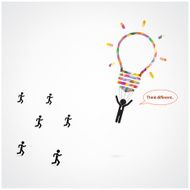 Think different stand out from crowd