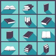 set of book icons N2