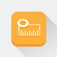 Ruler icon great for any use Vector EPS10