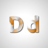 Colorful letter alphabet N122