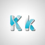 Colorful letter alphabet N139