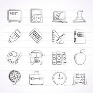 school and education icons N724