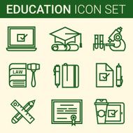 Education icons N148