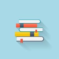 Flat book icon N4
