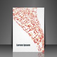 Template flyer with abstract background N5