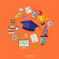 Online education concept N19