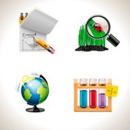 school icon set N17