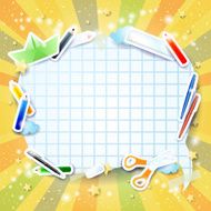 School background with bubble N2