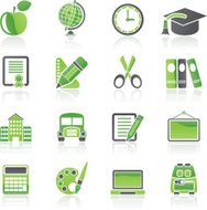 school and education icons N726