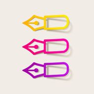 realistic design element pen N4