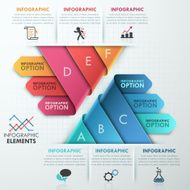 Modern infographics options banner N140