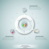 Modern infographics options banner N141