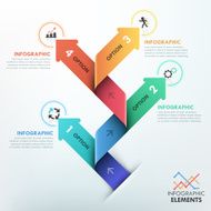 Modern infographics options banner N143