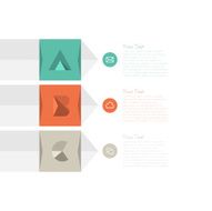 Modern Minimal Design Infographic Template with Alphabet