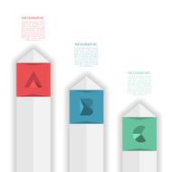 Modern Minimal Design Infographic Template with Alphabet N2