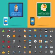 Smartphone and bubble talk message N3