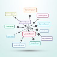 Abstract infographic template