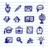 Education Icons Set N34