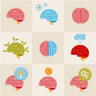 Brain icons