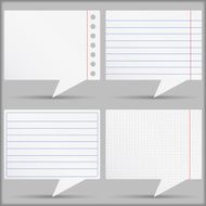 Paper Speech Bubbles N2