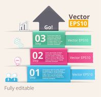 Vector modern infographic template