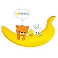 I love bananas