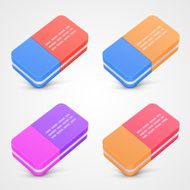 Eraser set color