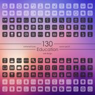 Set of education icons N158