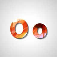 Colorful letter alphabet N158
