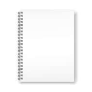 blank spiral notebook N5