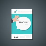 Vector flyer or banner Brochure template design N5