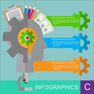 Education infographic template